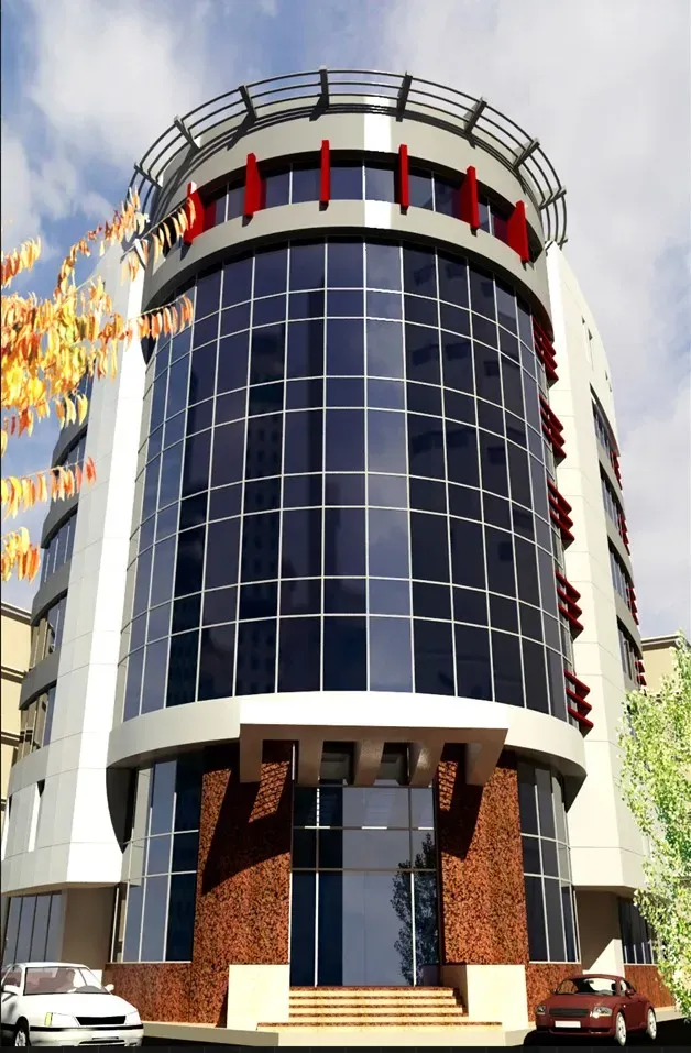 Multi-Space Admin Building - View 1