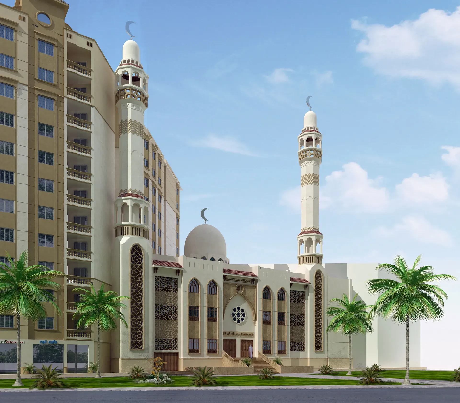 E3mar Mosque - View 1